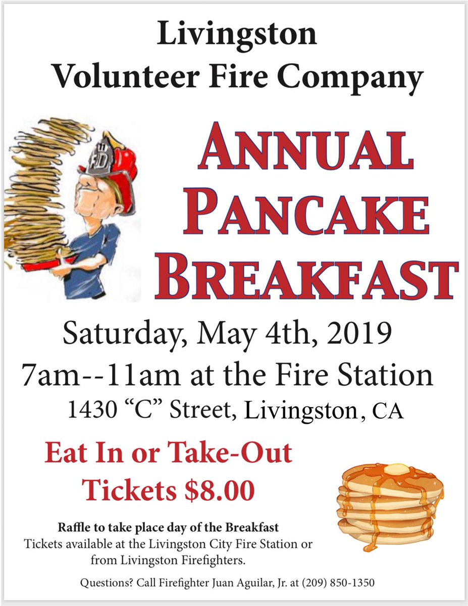 MRDFireOES's tweet photo. Come on out next Saturday for a great breakfast and show your support for the Livingston Volunteer Fire Company! https://t.co/qSWH7qGtAO