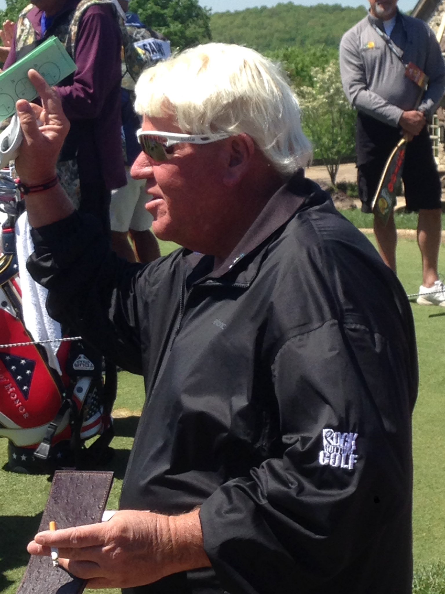 Happy Birthday to John Daly he teed off Legends of Golf 5 strokes off the lead 