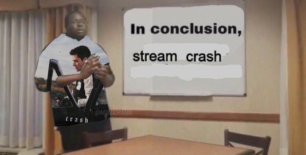 M3L0DRAMA's tweet photo. these suck buT STREAM CRASH #CrashOutNow https://t.co/8Gcm4lZbAY