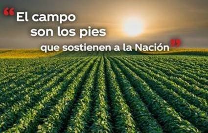 Joan Prats on Twitter: "“El campo son los pies que sostienen a la Nación”  #FraseDeMedioDía ✍… "