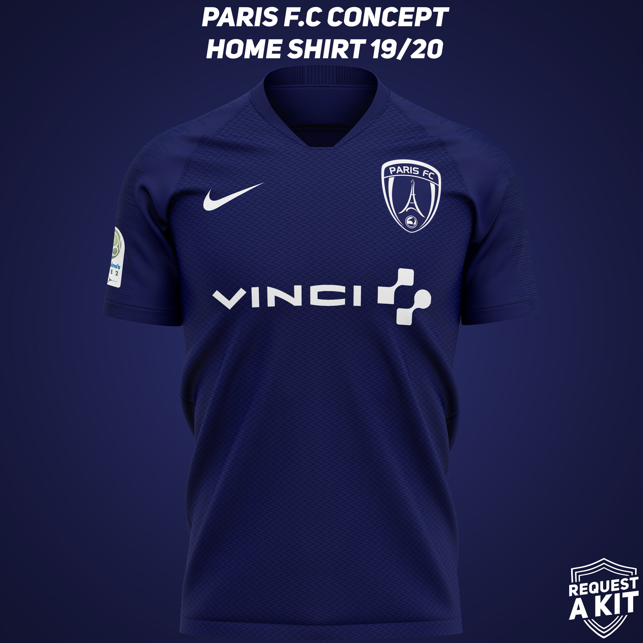 paris fc jersey