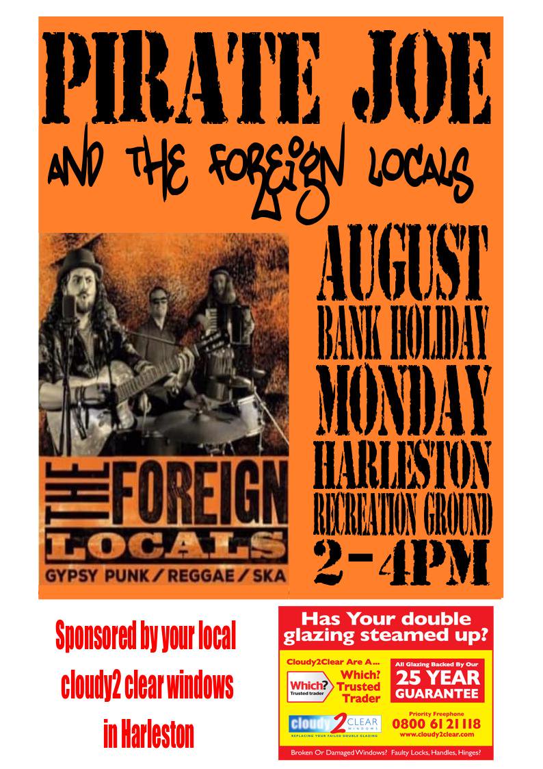Make sure to save the date! The #Harleston &amp; #Waveney Festival Family Fun day takes place on August 26th (Bank Holiday Monday).
🎶 Pirate Joe / The Foreign Locals will be there to entertain you. 🎶 <a href="/HarlestonFuture/">Harleston's Future</a> (Image via >> facebook.com/HarlestonsFutu…)