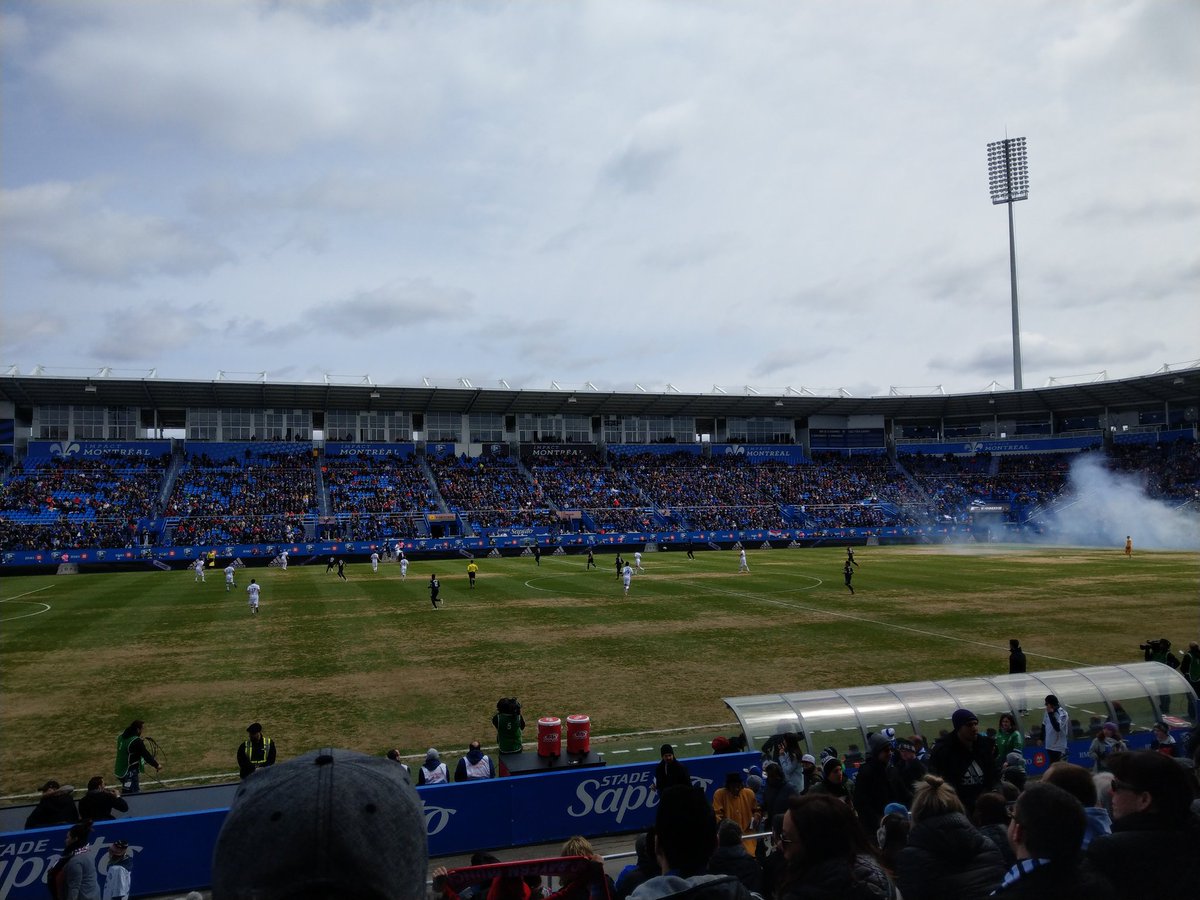 Another beautiful day in Montreal watching the Impact! Aller Montréal! #IMFC