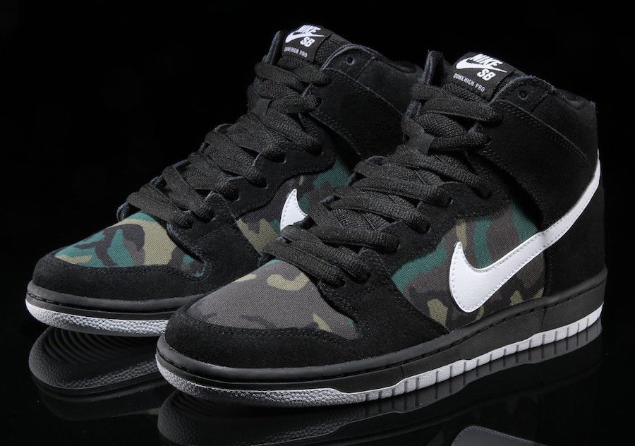 nike sb dunk high pro desert camo