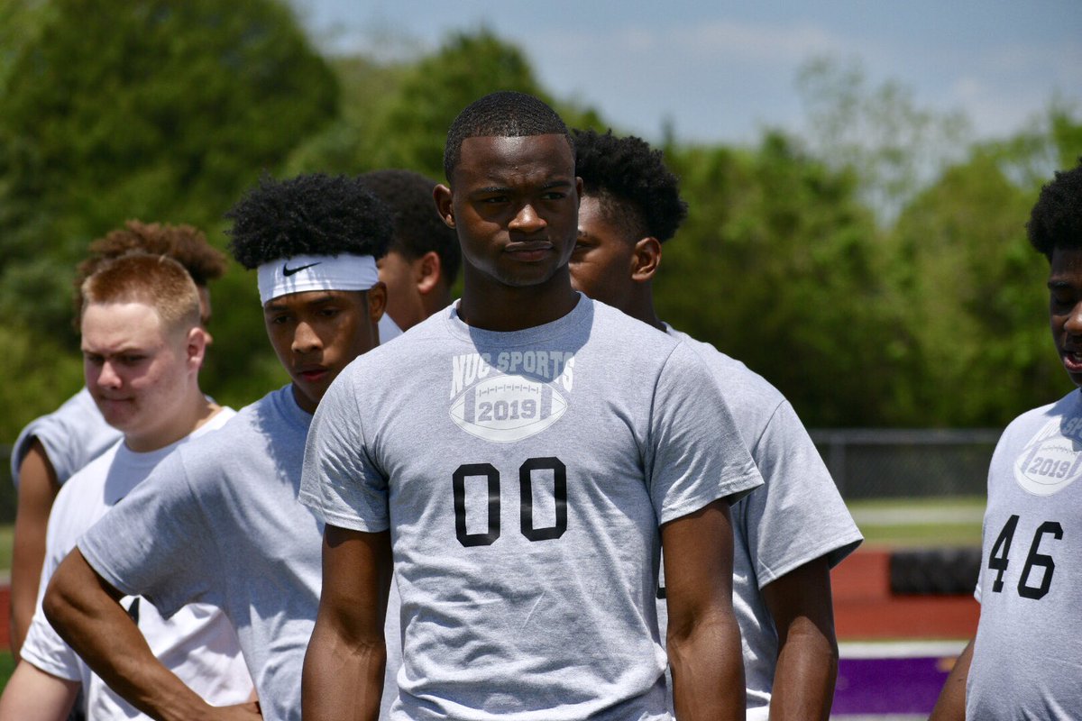 RecruitLouisian's tweet image. #LSUCommit 2020 4⭐️ WR Kayshon Boutte Westgate High School having a great day and testing well. Very talented and high character young man! @NUCSouthwest @coachjjohnson1 #GEAUXTIGERS 🐯💜💛