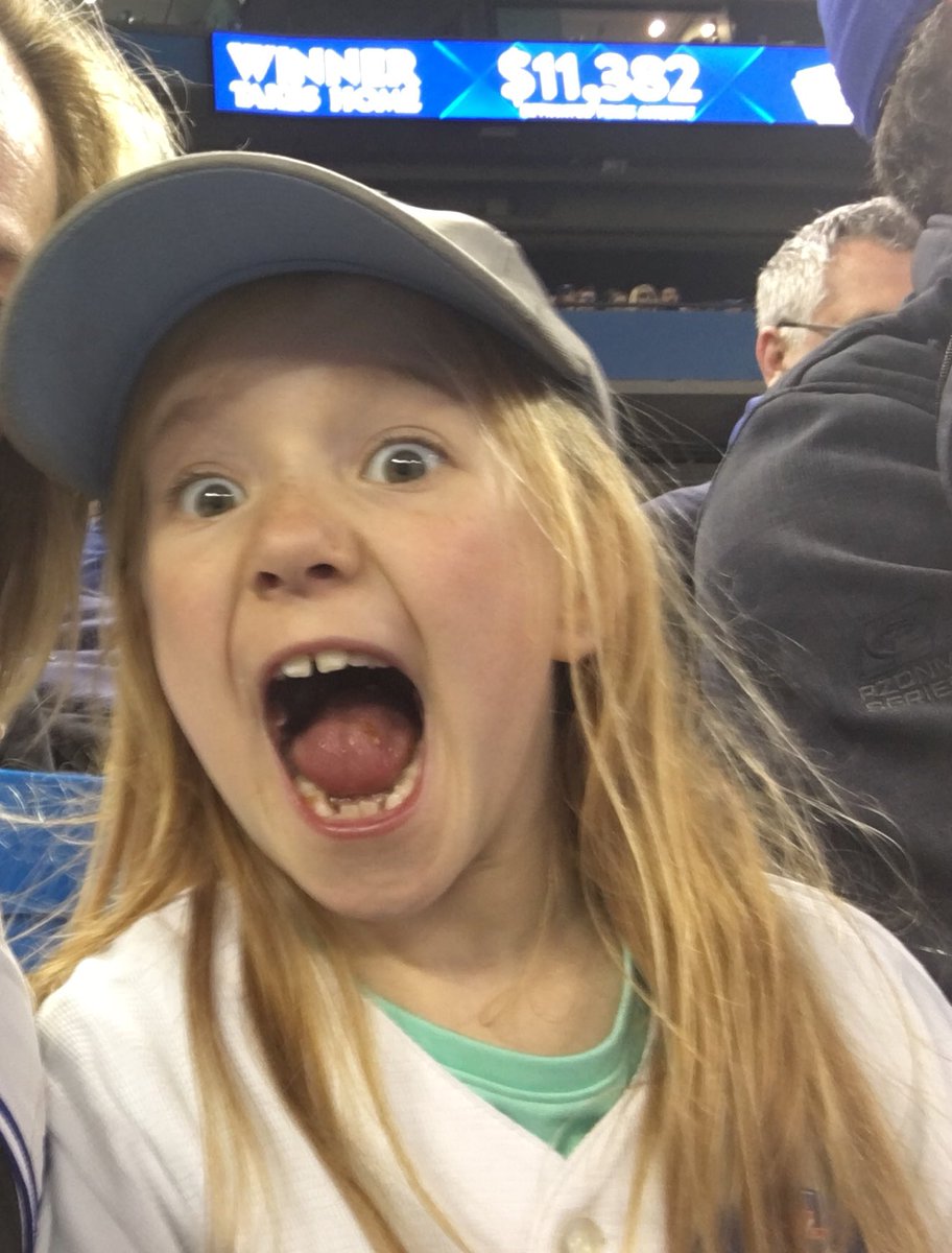 tlo1's tweet photo. @BlueJays @OntarioLottery #649JoyfulMoments First game of the season... and of course meeting Ace! https://t.co/60WRRDPQkz