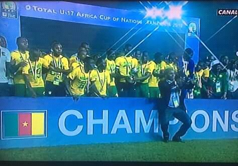 Cameroon wins an U17 title 16 years after the first. Congrats