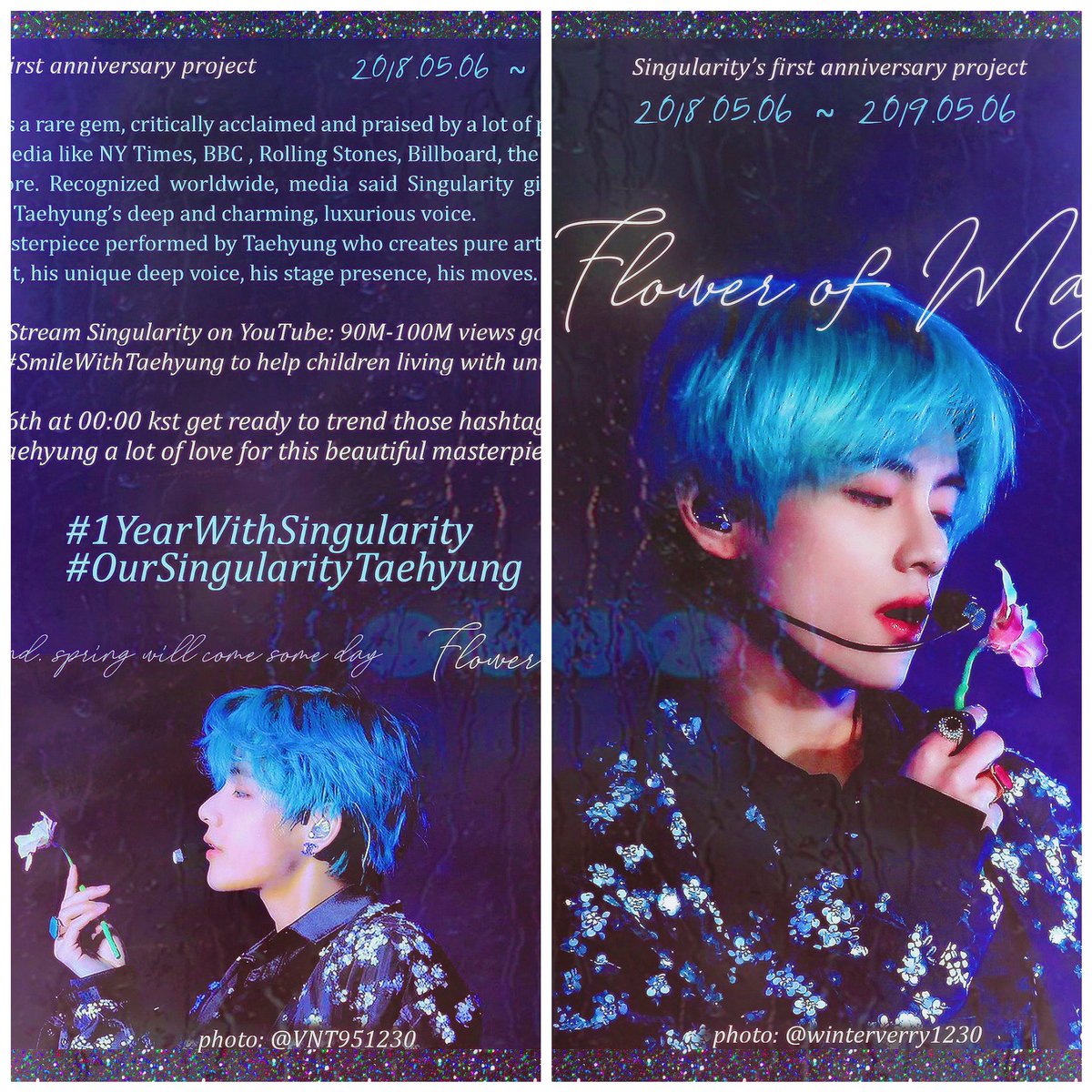 NishikaHasnat's tweet photo. #1yearwithsingularity 
#oursingularitytaehyung 
Please stream and make this masterpiece 100million💜 https://t.co/FWNharJkJ9