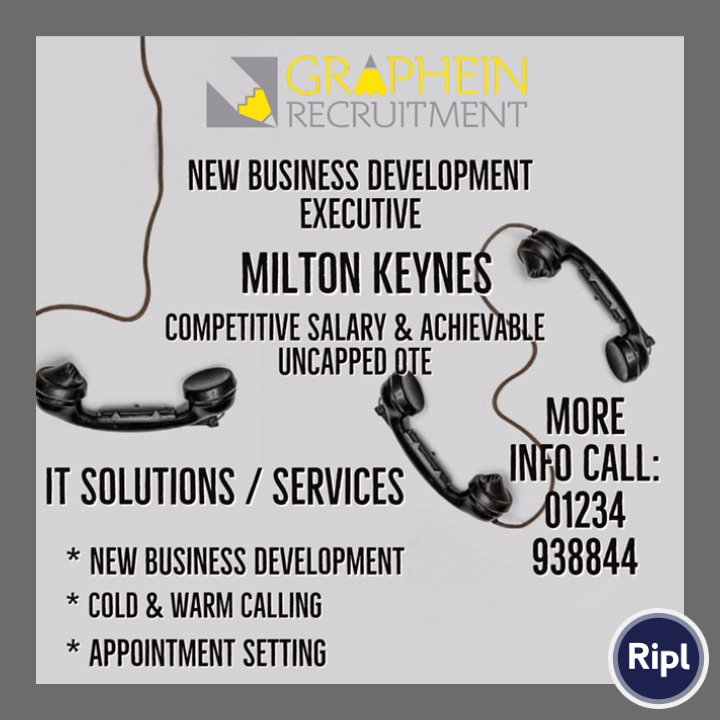 Wolf 🐺 of Wall Street? Sell peanuts 🥜 to 🐒...then I have the perfect job for you! New Business Development Executive Milton Keynes. 📞 Nicola for more info 01234938844 s.ripl.com/0a9w0l via ripl.com