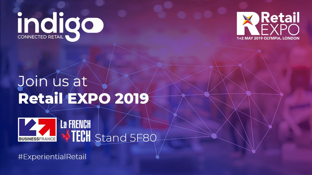 Come and meet us at #retailexpo 2019 with the rest of the @lafrenchtech delegation with @bf_uk (booth 5F80) to discover the new trends in #retail and #customerexperience and #instoremarketing #retailtech  #experientialretail #data
