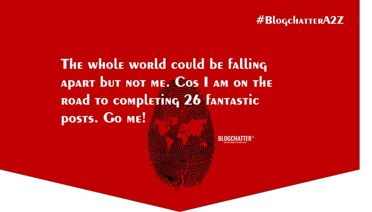 TheJyotirmoy's tweet image. Yayyyyyyyy !!!!! 

just made my 25th post in my #Blog for #A2ZChallenge with @blogchatter 

just one more left....

An amazing journey it was....
  #amwriting #amwritingfiction #storytelling #fiction #nonfiction #lovestory #blogging #blogposts #BlogchatterA2Z #psychological