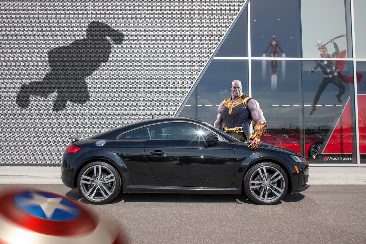 AudiFlatirons's tweet photo. Come in quick, the TT will be gone in a SNAP!

#AvengersEndgame #Marvel #AudiFlatirons #Spoiler #MCU #spoilersnotspoiler #audiphotography #ColoradoCarScene #audilover https://t.co/5yOy2GHhrn
