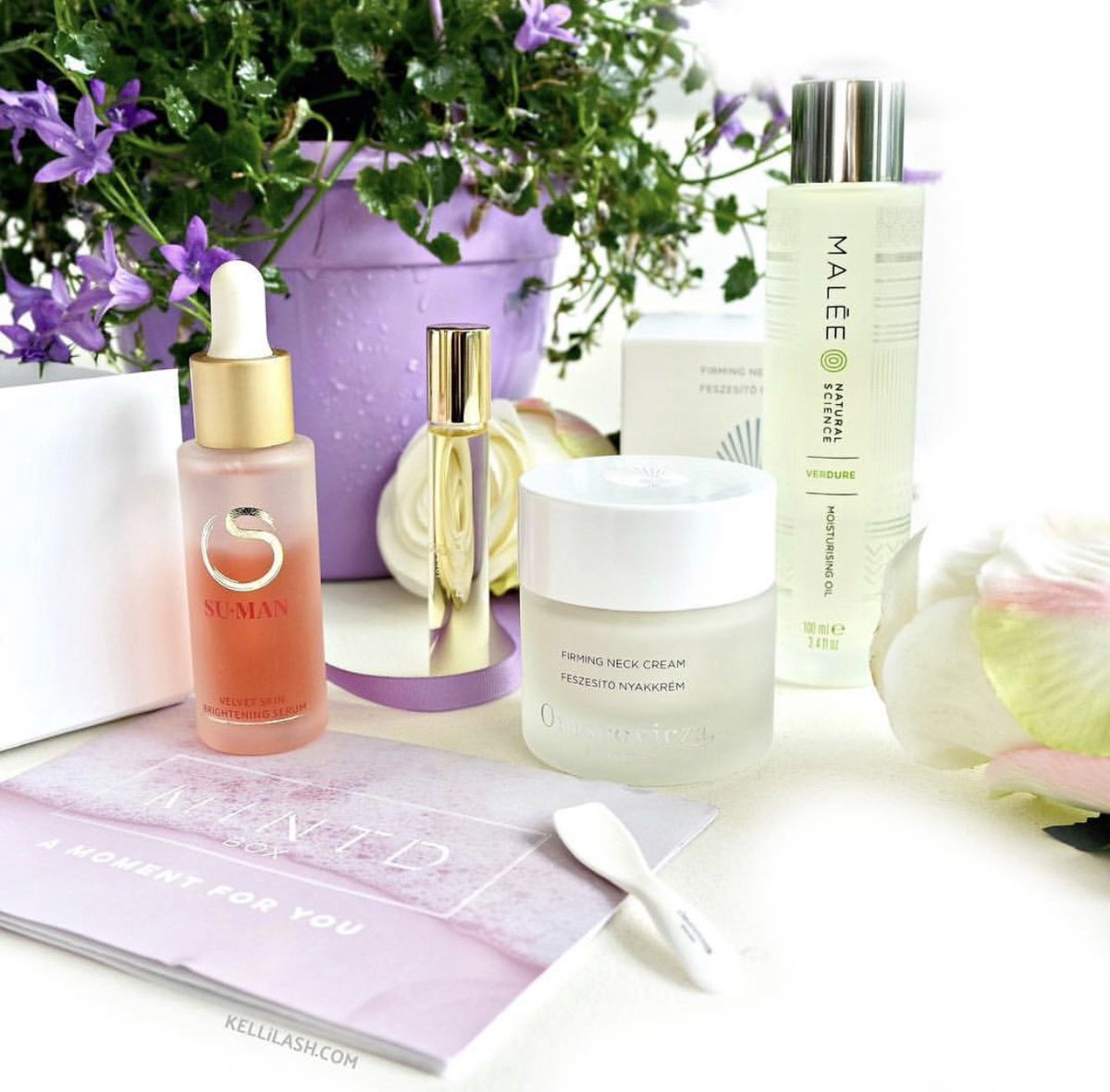 Mintdbox's tweet photo. There’s still time to leave your review of this month’s #AMomentForYou edit, to earn points for your Mintd Rewards ✨⭐️ Redeem your points on The Gift Store or put them towards a free Mintd Box on your subscription ✨⭐️ #MintdBox #LuxurySkincare
📸 @kellilash https://t.co/OrYAOaZky2