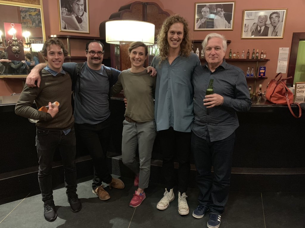 BsharpEnt's tweet image. Another master piece by Peter Shaffer has been done justice by a highly talented director and cast! Watch this incredibly riveting, mindful piece of theatre 🎭 #Equus at @Monte_Theatre   📸 - some of the cast &amp;amp; Director Fred Abrahamse.