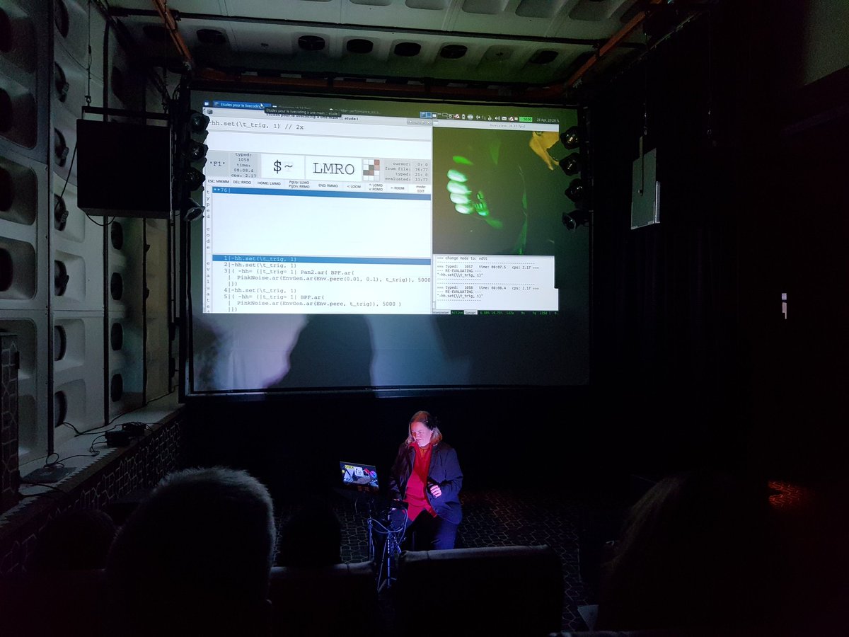 We're at Algo-Rhythms <a href="/WORM_Rotterdam/">WORM Rotterdam</a> 👉Marije Baalman <a href="/nescivi/">Marije</a>