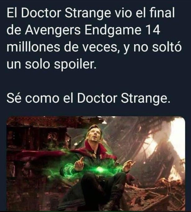 Todo un loquillo el doctor Steven Strange. https://t.co/VrPWxSxR34<a href="/tag/sig%C3%A1monoslosbuenos"class="tags"><span>#sig&aacute;monoslosbuenos</span></a>