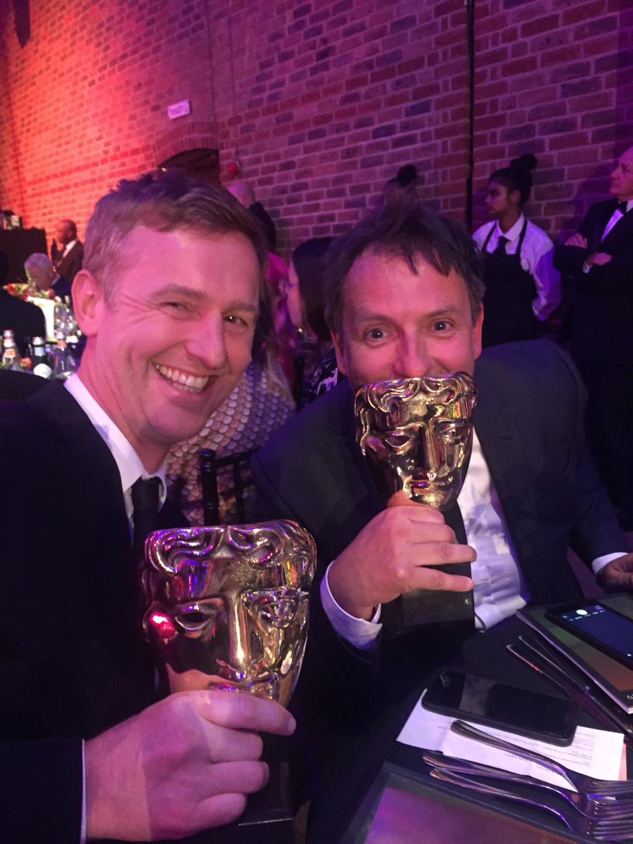 And the BAFTA goes to... Smith &amp; Foulkes, BBC Sport &amp; Y&amp;R! 🎉🎉
A true honour to accept this award for ‘The Fearless Are Here’, our spot that heralded the 2018 Winter Olympics. Congrats teams! <a href="/BBCSport/">BBC Sport</a> <a href="/VMLYR/">VMLY&R</a> #BAFTATV #BAFTACraft 🎉🎉