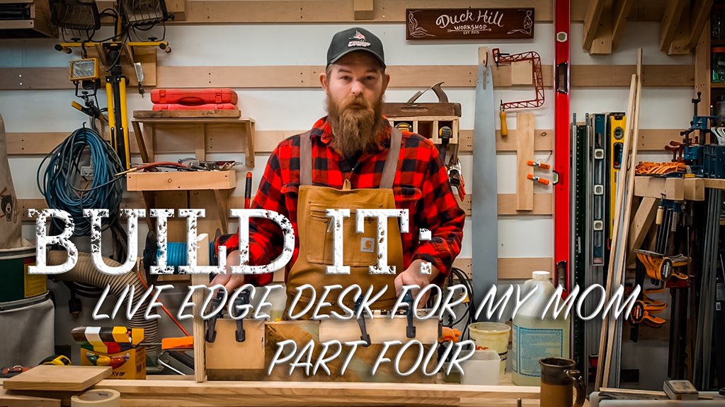 Build IT: Live Edge Desk for my Mom Part Four 
Check it out!!!
youtu.be/zjr6y9tE9rY 
#epoxypour #woodworking #resawn