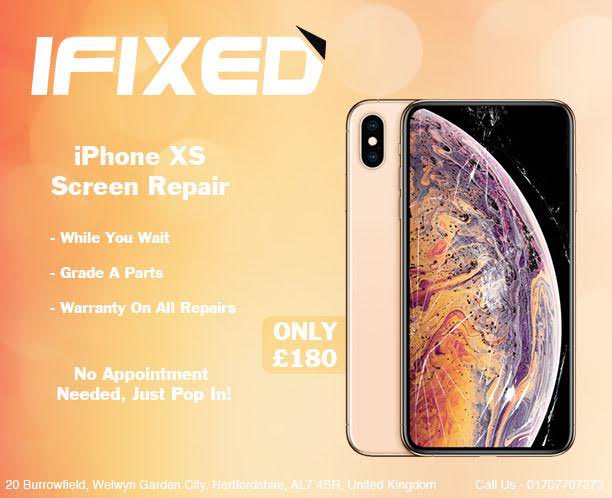 iPhone XS Screen Replacement Offer #iphonexr #iphone #welwyn #Welwyngardencity #screen #Apple