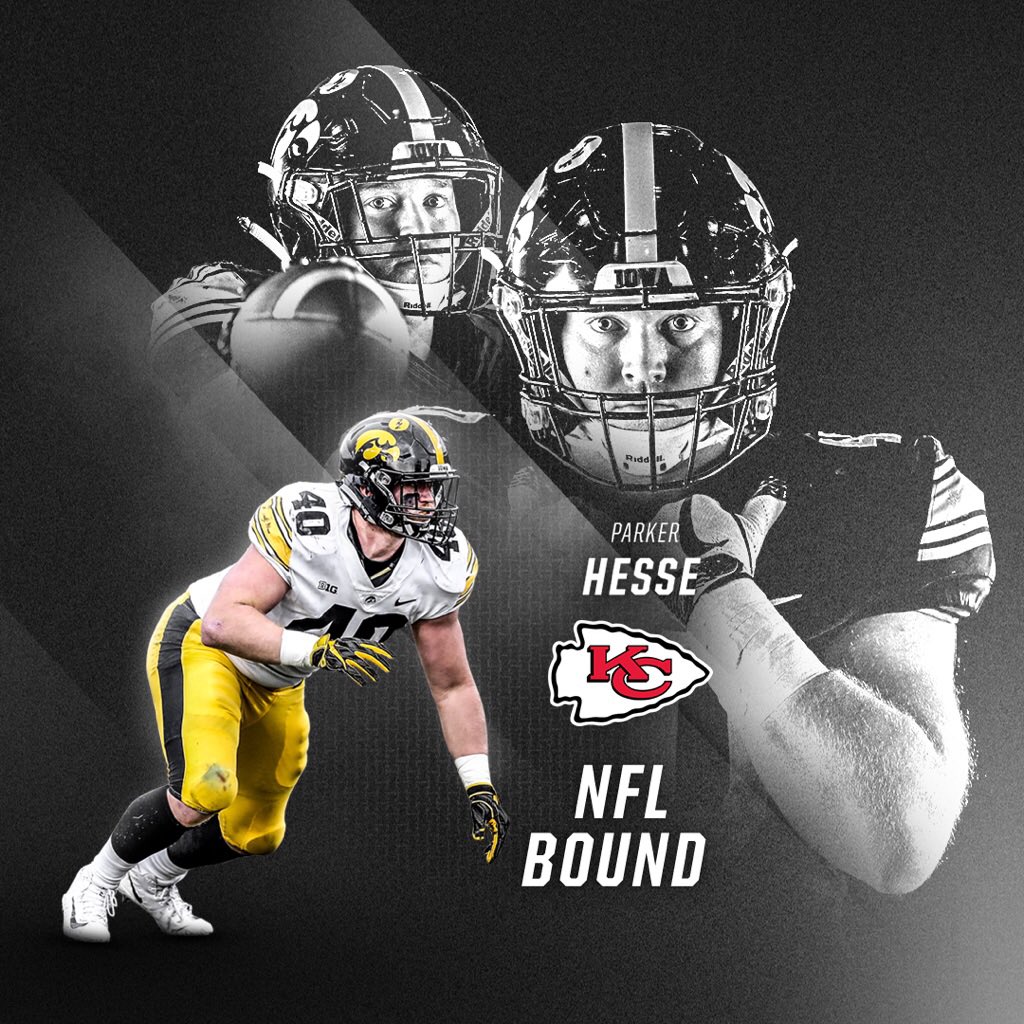 HawkeyeFootball's tweet photo. Make the most of the opportunity, gents! Mini Camp deals for @sambrincks90 @jakegervase10 @KGroeneweg @trueblue_hesse | #NFLHawks https://t.co/4q4NXo1uTf