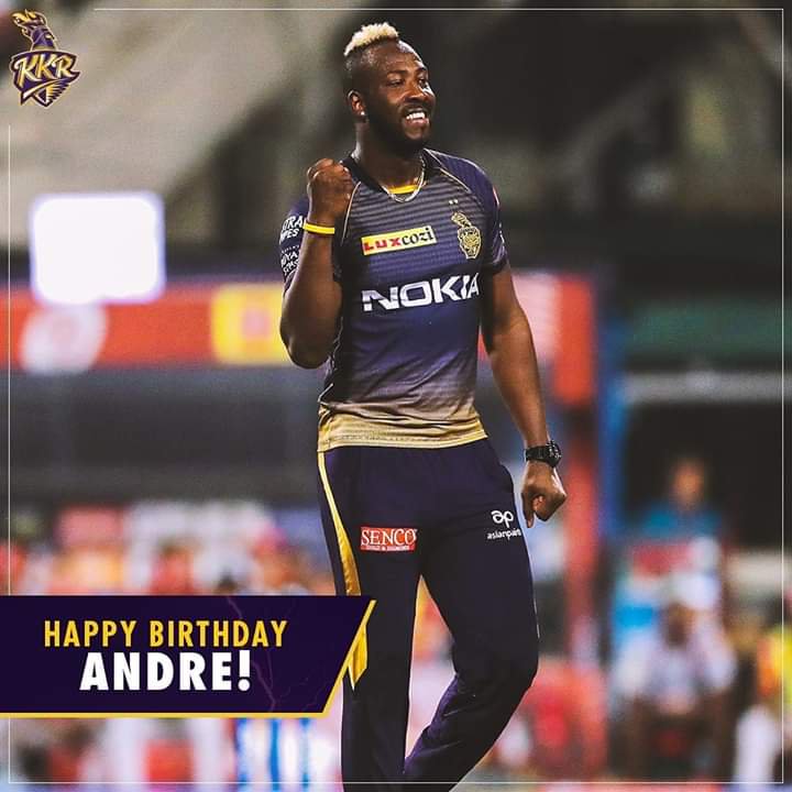 Happy Birthday Andre Russell !! 
Happy Destruction Day !!!!!!   