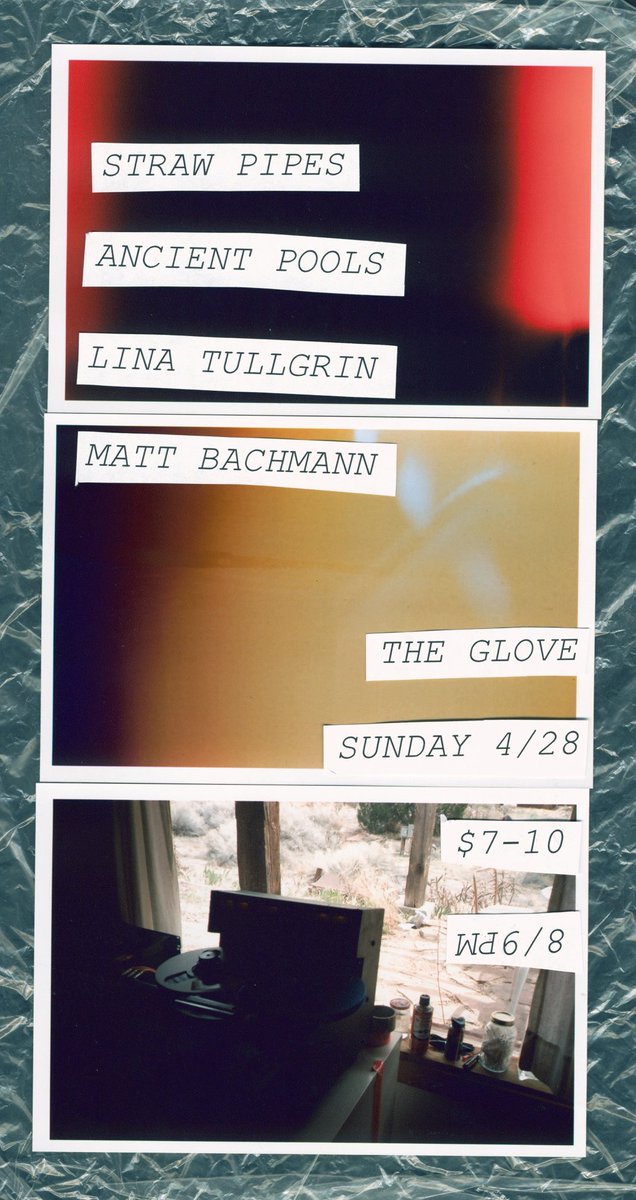 playing this rad show tonight at the glove! nyc friends, come on out, we’d love to see ya! 
@llllbfgllll you live here now?! its been too long, would love to catch up!!