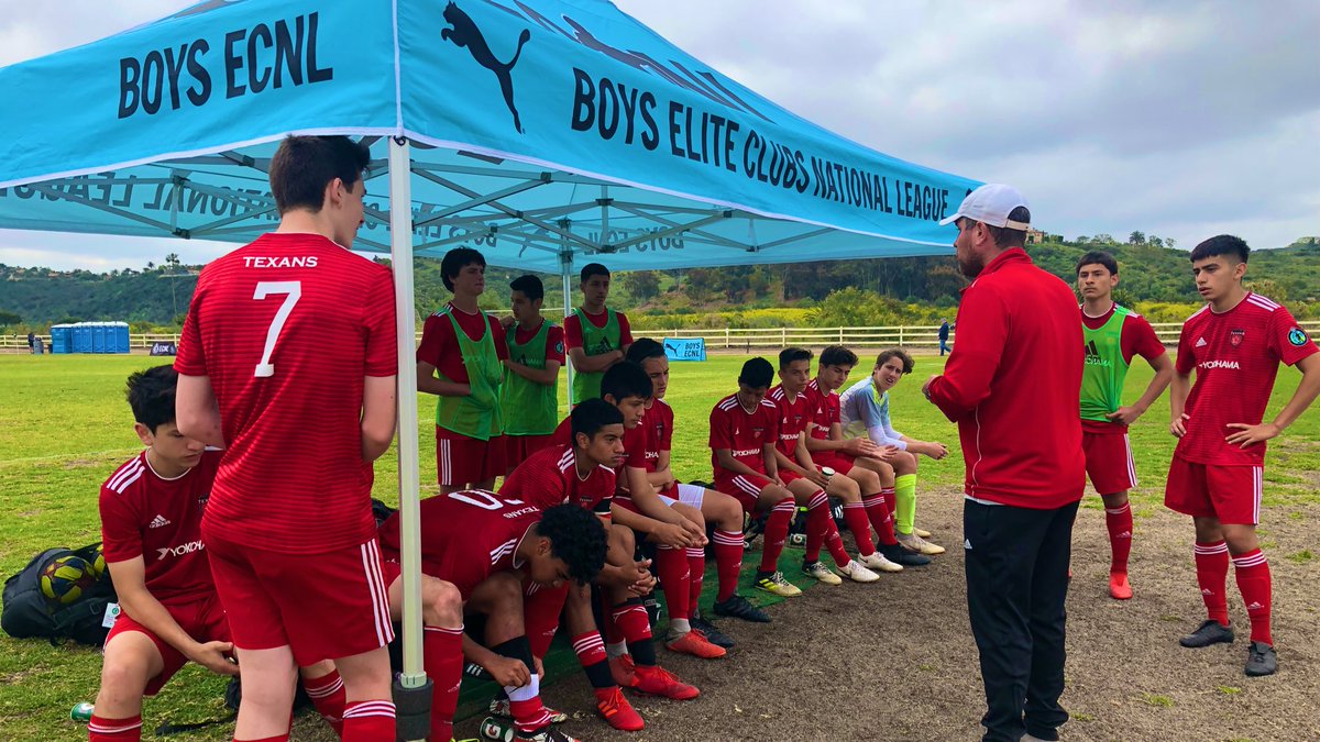 TexansSoccer's tweet photo. β
Day 3 going strong at @BoysECNL
U16s and U15s both get wins this morning and U17s getting started. Letβs go! π΄β«οΈ
#BoysECNLSD #TexansSC https://t.co/vxmHgoVlOh