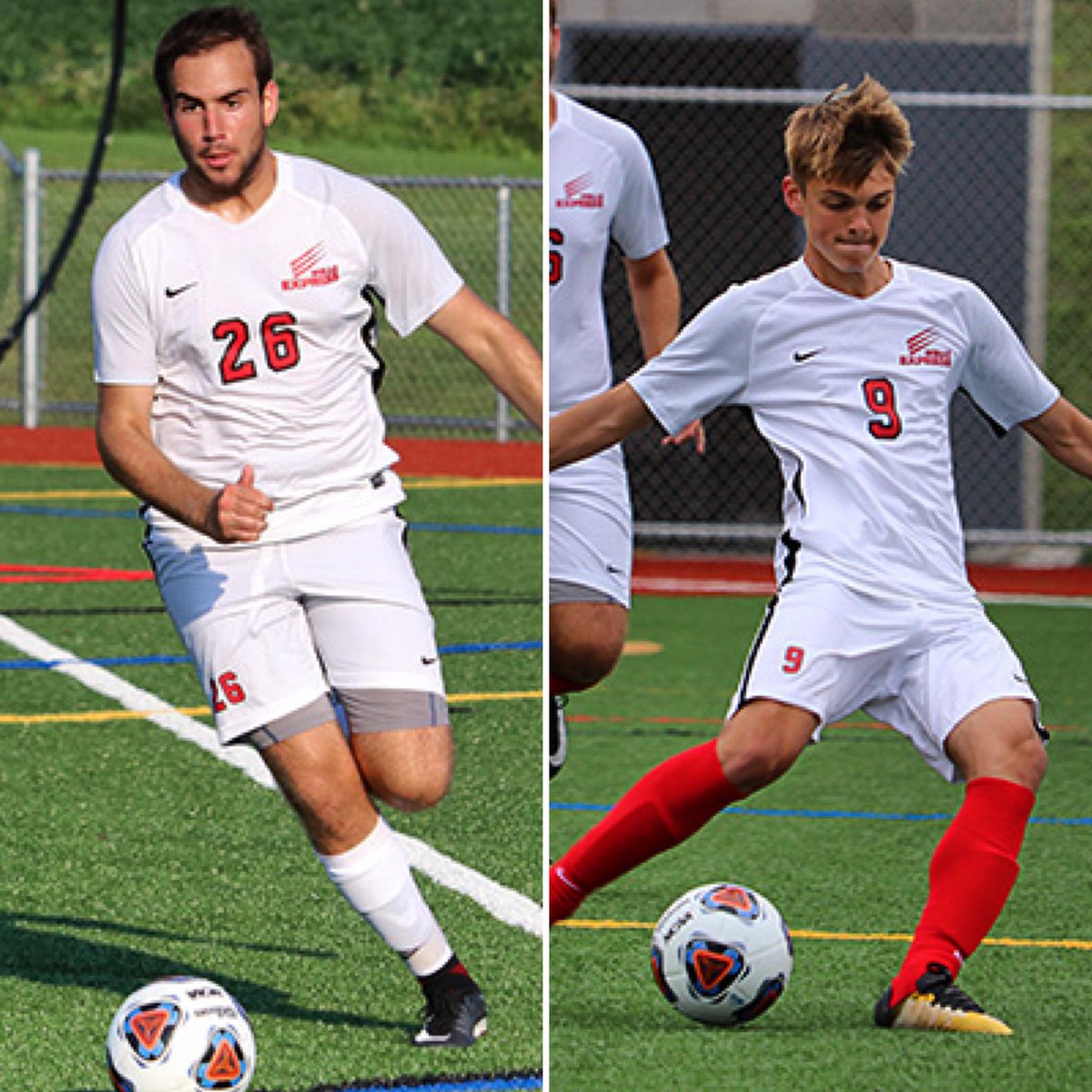 WellsMsoccer's tweet photo. The express concluded spring season with games against Cayuga Community and Elmira College. After a tough loss to Cayuga, the men bounced back for a hard fought 1-0 W against a much improved Elmira side. Justin Butler registered the game winner off a Dylan Wagstaff corner kick. https://t.co/VRd0KQCwJt