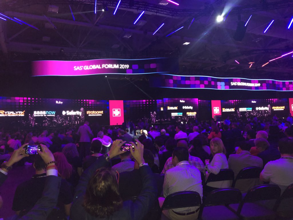 Ready for Opening Session to start! #SASGF #SASGlobalFourm