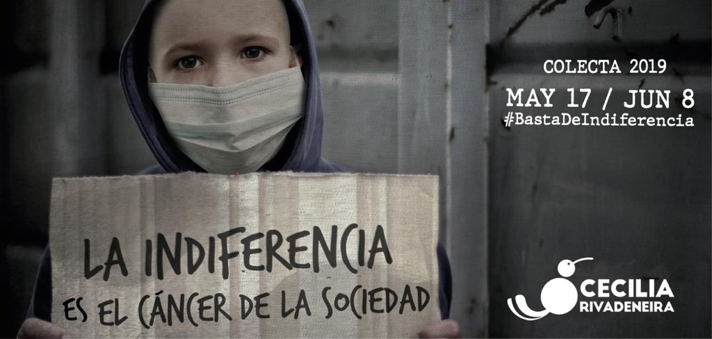 loboruiz04's tweet photo. Llegó el momento de ponerle un alto a la indiferencia, porque en Ecuador el 38% de niños y niñas con cáncer abandonan su tratamiento por diversas causas sociales y económicas.

Únete a la #ColectaFCR. Inscríbete aquí: https://t.co/vupNdRa6ze

MAY 17 / JUN 08
#BastadeIndiferencia https://t.co/JjjthjN0IV