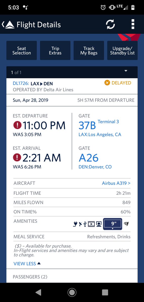 hrkotak's tweet photo. @Delta @DeltaNewsHub over 8 hours delay in flight from LA to DEN!! Very poor service experience #DeltaDelays https://t.co/1CY1a2mpac