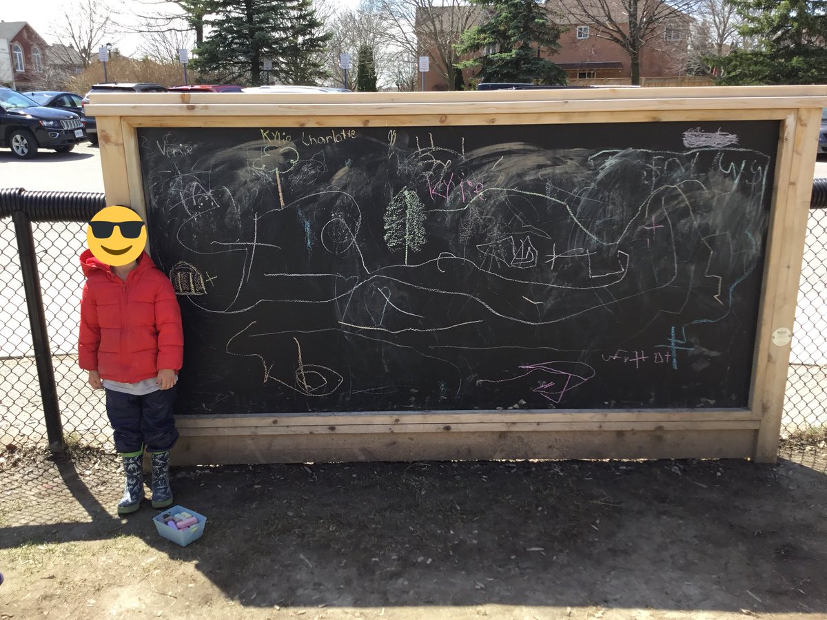 MrsSoperYR's tweet photo. Our class participates in outdoor education every afternoon. Here you see a detailed treasure map, small word play with wooden peg people that were made and purchased from @mrsjmorton #steppingstones we are also starting to investigate @BogartPS flower garden https://t.co/ugrrebT2ey