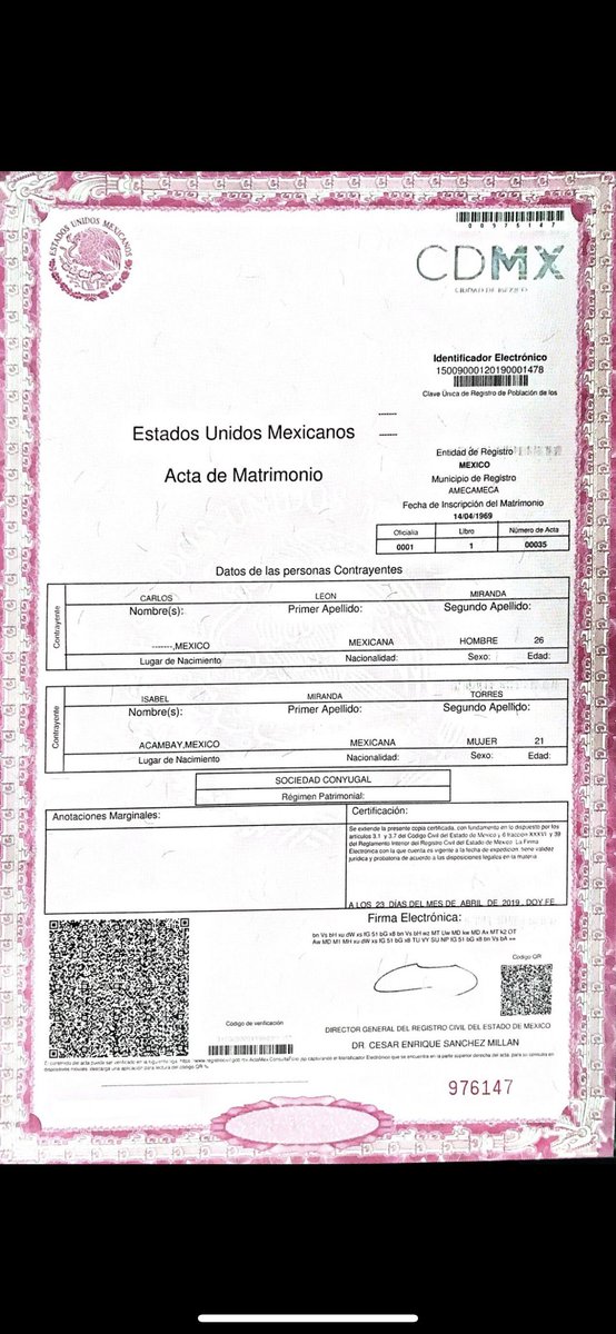 Acta De Matrimonio Real Ouiluv