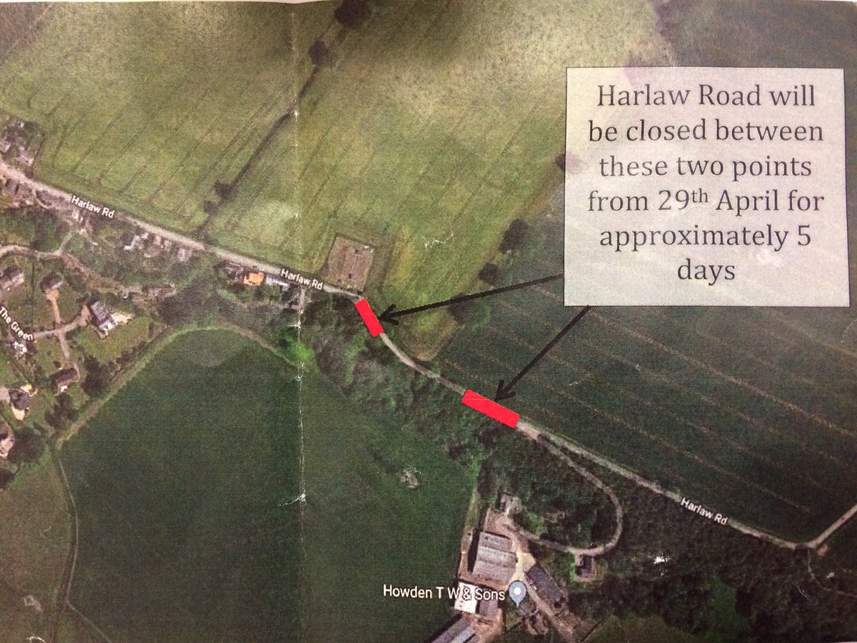 A reminder that from tomorrow (29th April) for five days, Harlaw Road will be closed to allow for Scottish Water works. 

Please see the image below indicating where the closure applies.