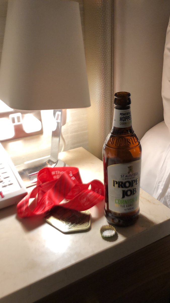 Thank you Abbie Ben and John and your awesome entourage in Team Abba from today’s amazing <a href="/LondonMarathon/">TCS London Marathon</a> for contributing perfectly to my post race cool down 😁 #teamnicthevic #chriswithsnhlowry #whatalegend