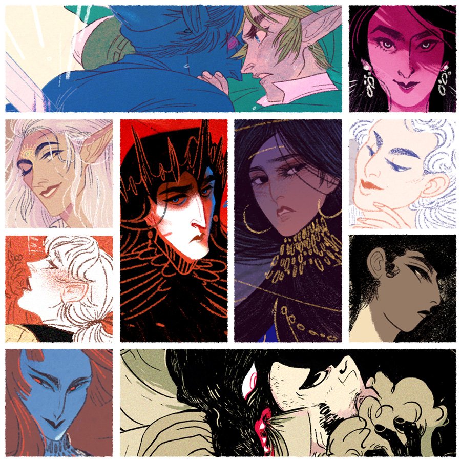 Oh #FaceYourArt ! You can really see my beloved crunchy lines ✨ 