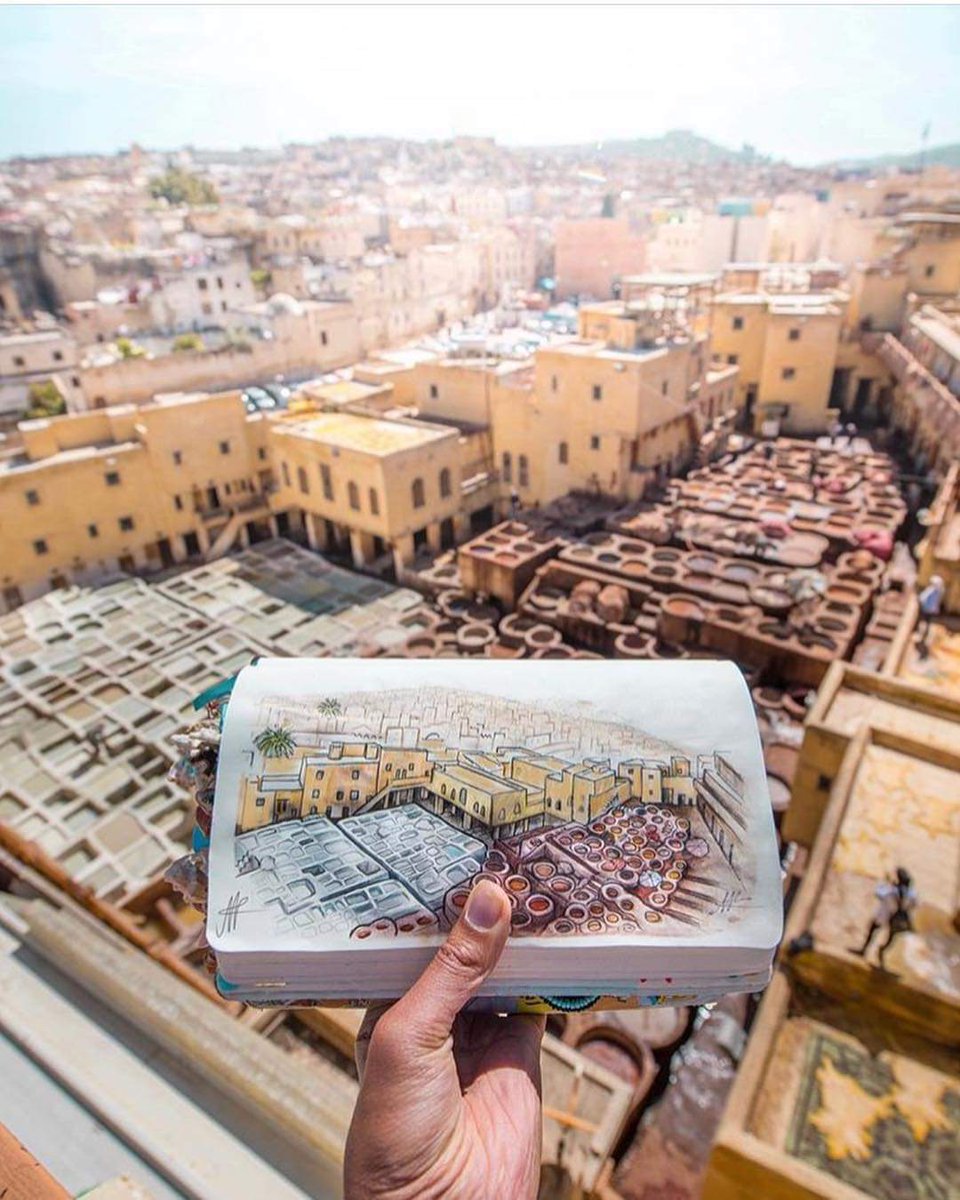 zanouubbbaaa's tweet photo. Beautiful sketches of some well know places 😍 🇲🇦 https://t.co/2VsApg9yBx