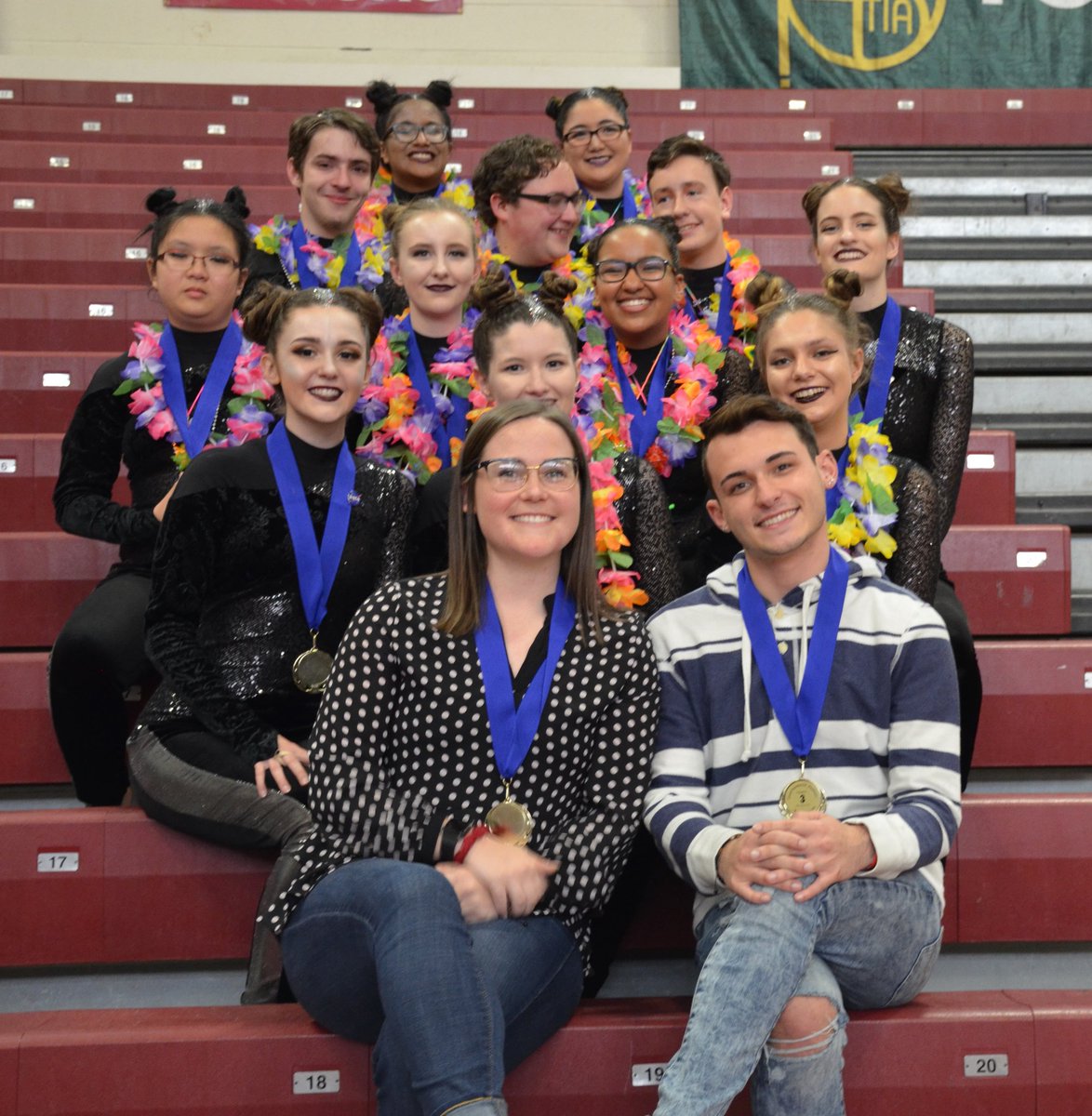 EHSvikingband's tweet photo. West Chester East HS Indoor Guard won First Place at TIA Region 3 Championships.  Congratulations for all the hard work,  wonderful instructors, and we LOVE how other marching band members and parents were there to help us get there! https://t.co/ayHrdK13Ax
