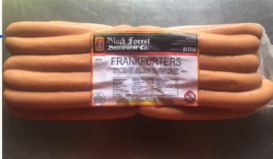 BFBratwurst's tweet photo. We’re having a SITE WIDE FLASH SALE, & our featured Sausage of the week is our 3 Lb Pack of Natural Casing Frankfurters! Check it all out at the “LINK” in bio.
#BlackForestBratwurst #Bratwurst #Frankfurters #HotDogs #BestWurst #WurstLove #Wurst #Sausage #NaturalCasing #FlashSale https://t.co/g4SqyjMl0R