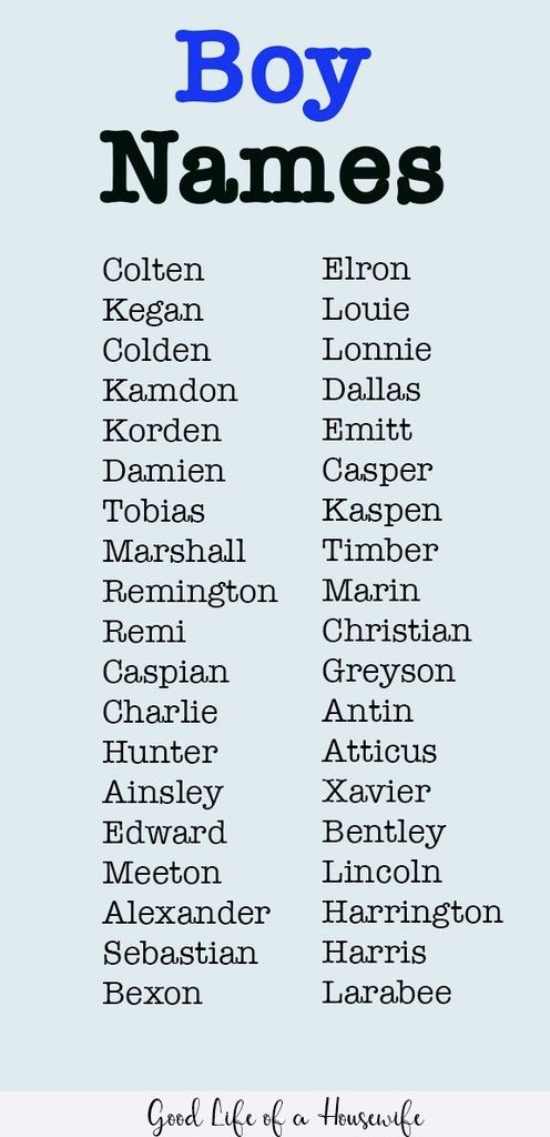 unique babyboy names