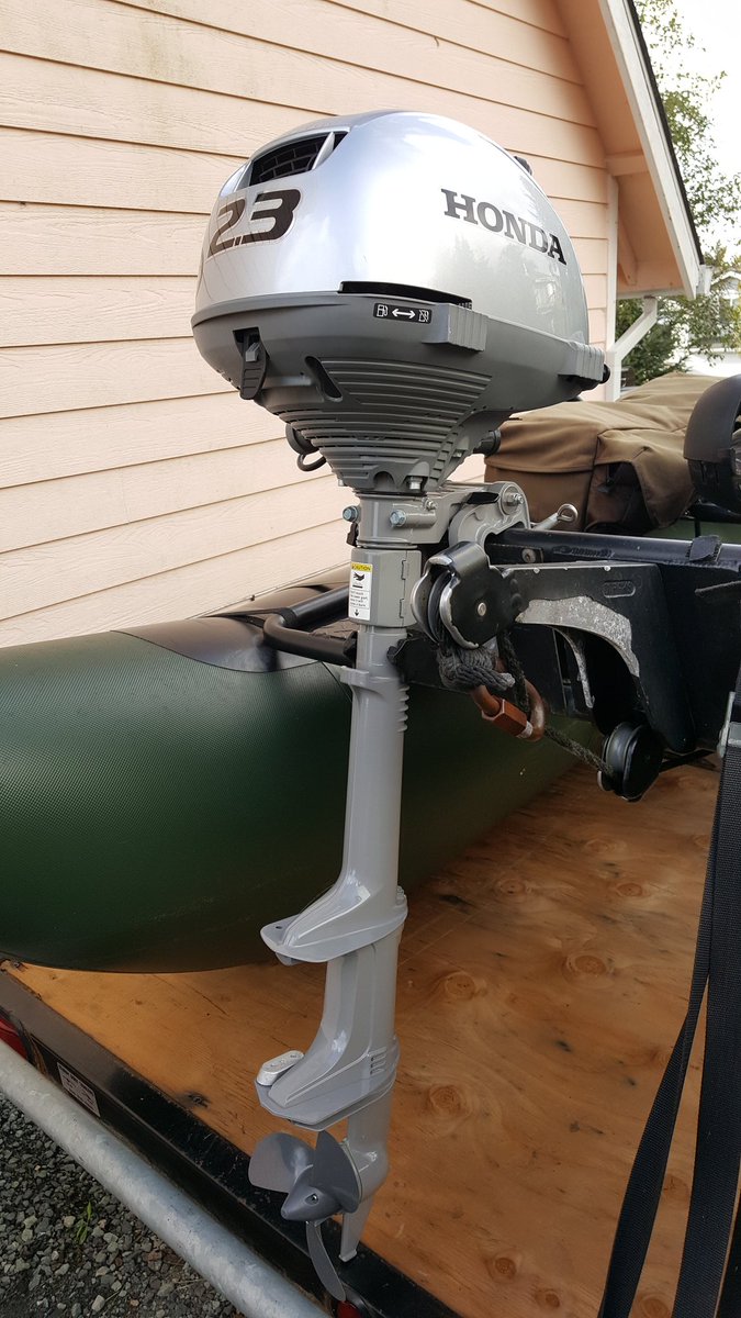 FirstBiteJigs's tweet image. Improvise, Adapt, Overcome!  With the addition of the Honda I can now run my cataraft down to the bay and fish the morning tide.  When the wind picks up, I'll  run up the canyon and rope it down to an upper river and finish out the day floating white water.