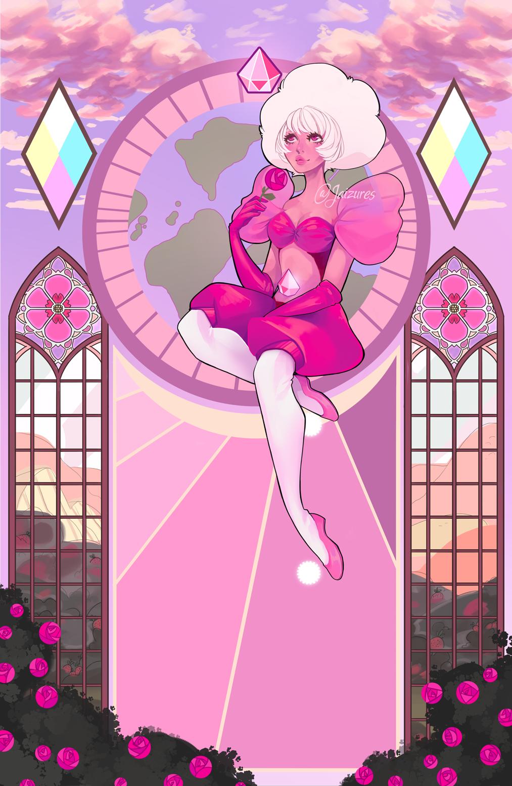 pink diamond backgrounds for twitter