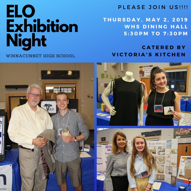 whselo's tweet image. Please join us at our 2nd annual Extended Learning Opportunities (ELO) Exhibition Night on May 2nd. You will see a showcase of student learning experiences that happen outside of the traditional classroom setting.