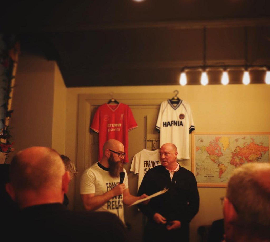 smallfishBP's tweet photo. Our @IanSeddon5 and @stevemacca11 discussing his Stella career and service to the region https://t.co/qhsmFcSiiy