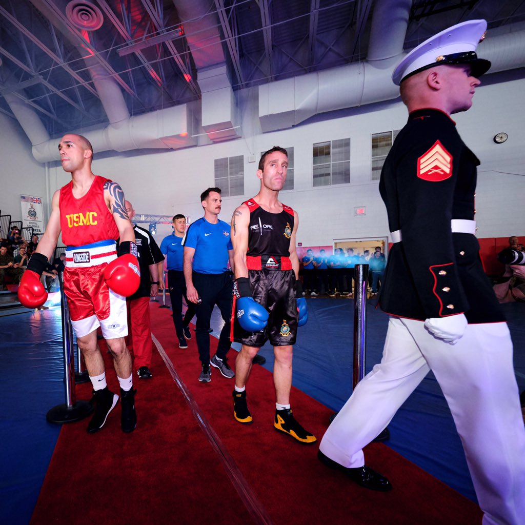 Commando_Ops's tweet photo. @royalmarines battled back to finish 5 bouts all and retain the Zebrugge trophy by a draw. #CorpsWars #TheBritsAreHere @RoyalMarines @MCB_Quantico @USMC @theRMcharity #boxing #royalmarinesboxing @the_rmba https://t.co/j4FGmXQ9uk
