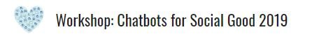 #CFP WORKSHOP CALL FOR PAPERS: CHATBOTS FOR SOCIAL GOOD – EXTENDED DEADLINE MAY.27 Chatbots have substantial potential for social good – e.g. in health and wellbeing, education, and community building. But this potential is not yet realized. #chatbots
sites.google.com/view/chatbotsf…