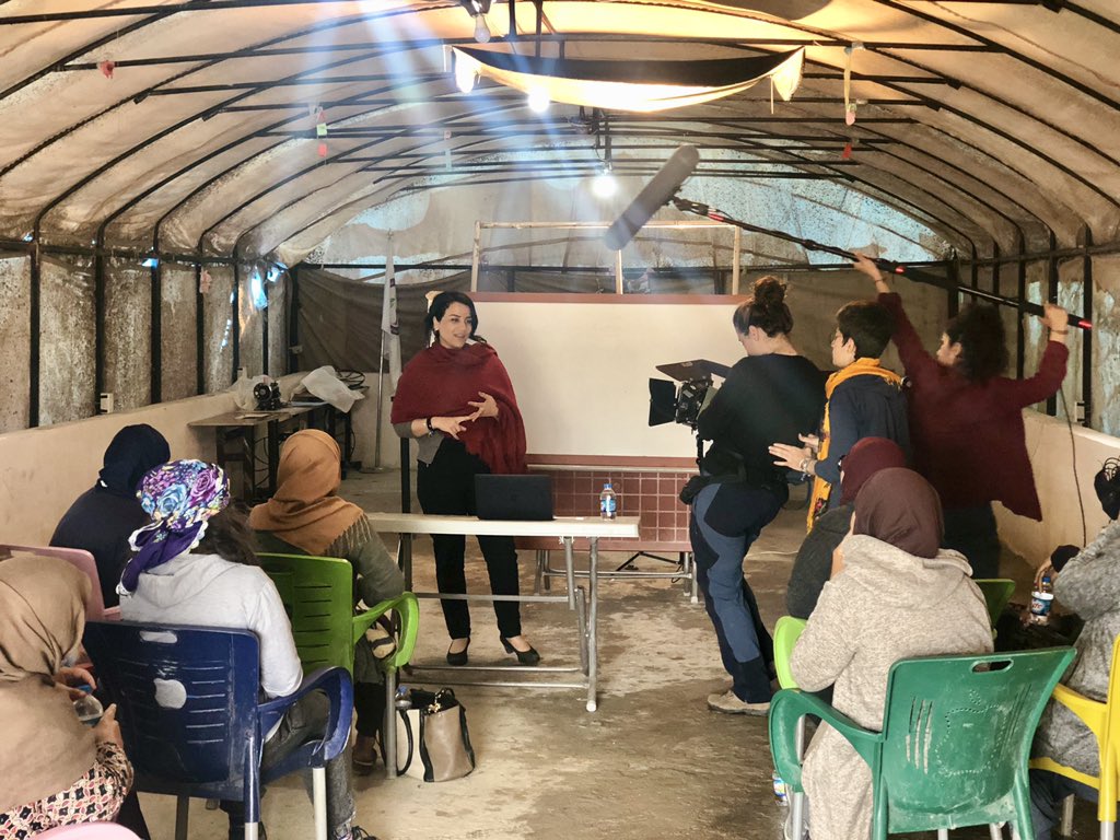 zozanalosh's tweet photo. One day workshop in #al_Roj camp, women from #France, #Germany, #Denmark, #Holland, #UK, #USA and #Uzbekistan were cautiously selected! I ask them about HOW we can work together! they are part of the problem, they can be part of the solution the level of education surprised me https://t.co/VlOzZBaSJL