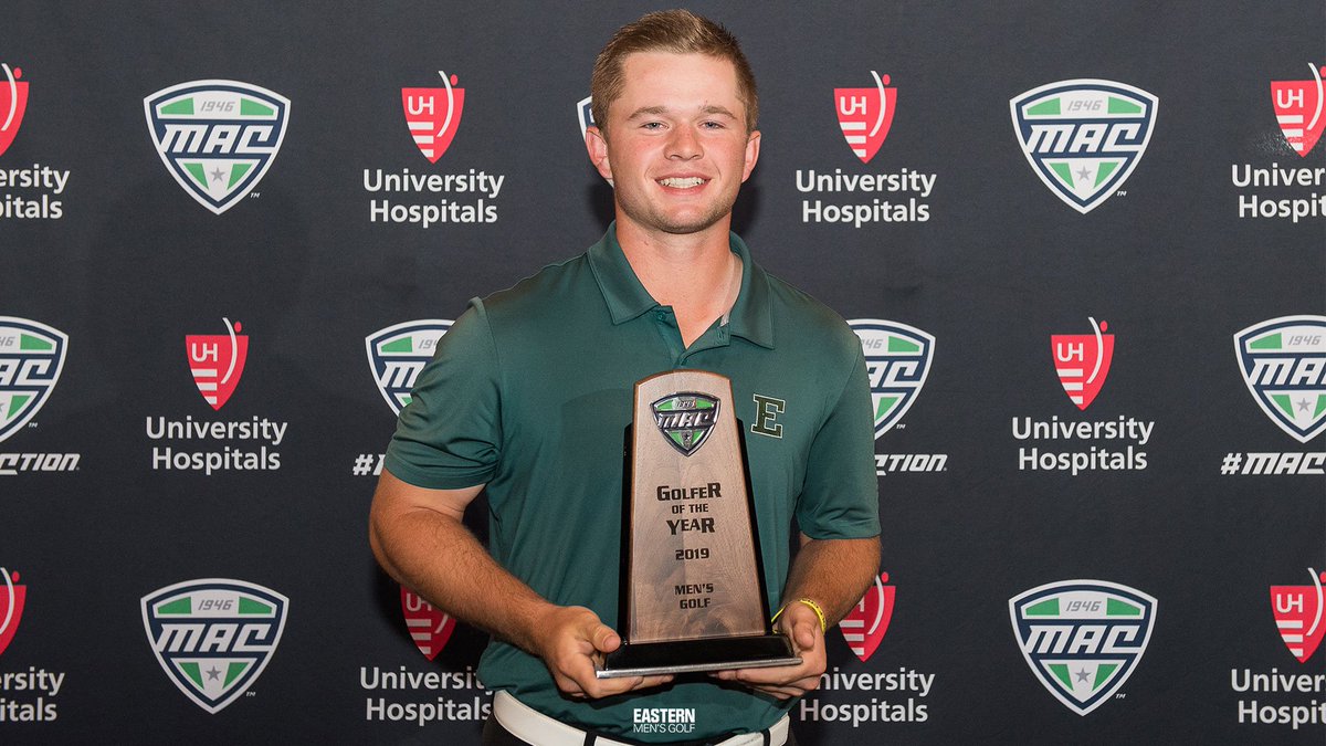 EMUEaglesPhoto's tweet photo. #FramesOfTheGame | CO-CHAMPS! 🏆🏆  @EMU_Golf shares the MAC title in weather shortened championship. 

 📸 ➡️ https://t.co/z84WNedNBh

#EMUEagles | #EMUGolf | #MACtion https://t.co/MkVU5qvBaX