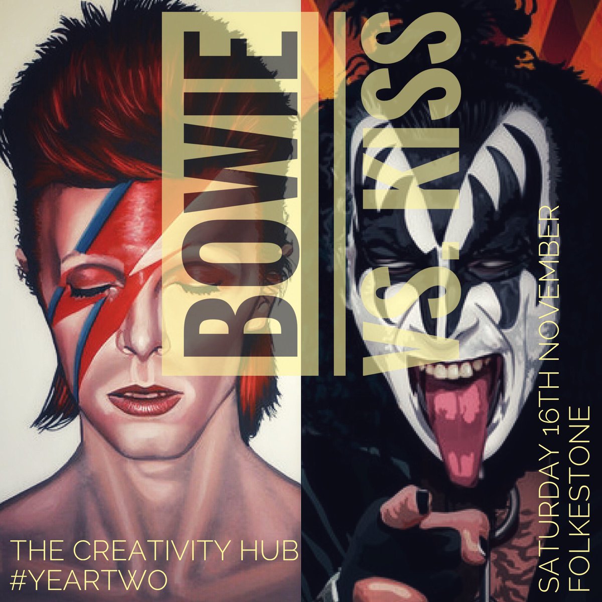 TheCreativityHu's tweet image. It’s #BowieVsKiss on 16/11 @Studiovisge!

@alexandrafmccue &amp;amp; @OhLookItsNemo will be in #Folkestone for one of our most eagerly anticipated events of 2019!

PRE-BOOKING STARTS SOON!

#YearTwo