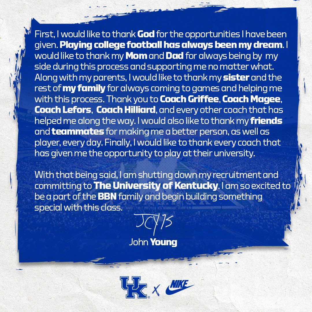 For My Old Kentucky Home... COMMITTED #BBN